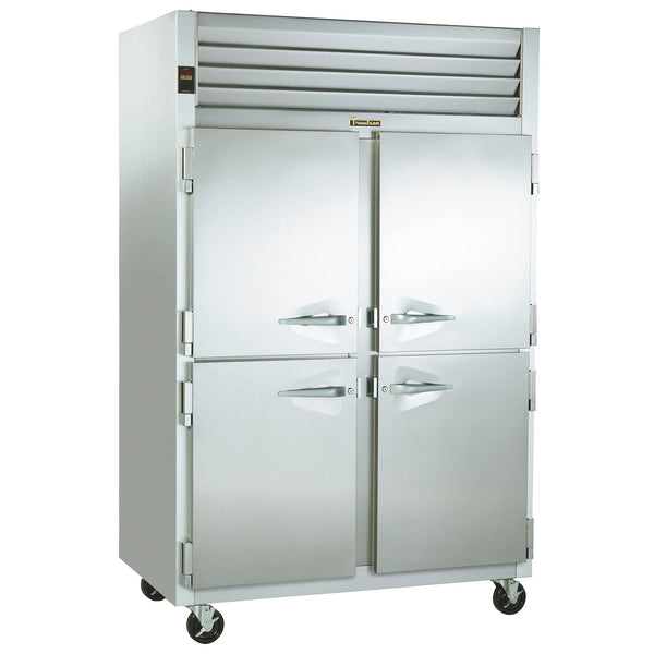2 Section Half Door Reach In Freezer