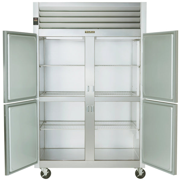 2 Section Half Door Reach In Freezer